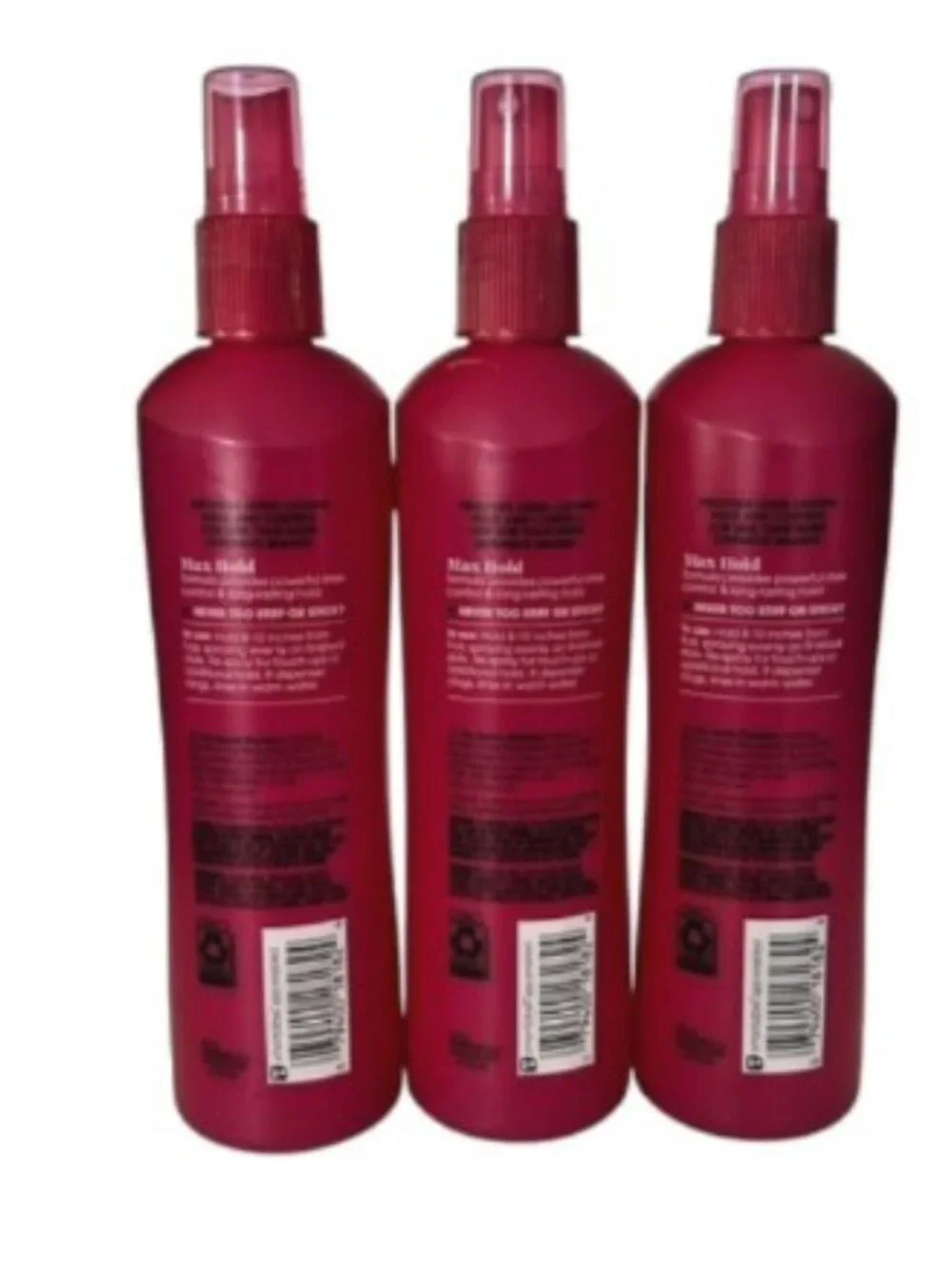 NEW 3 Suave Max Hold Non Aerosol Hairspray Long Lasting Hold 11 oz